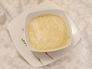 Crema gratinata di porri e patate