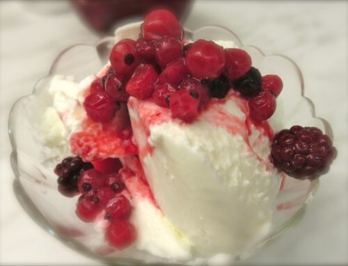 Bavarese ai frutti di bosco