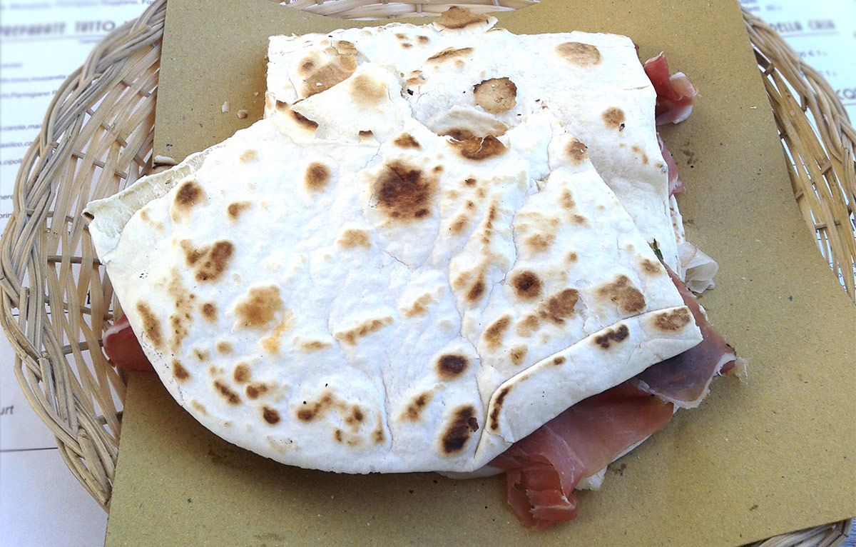 ricetta della piadina veloce