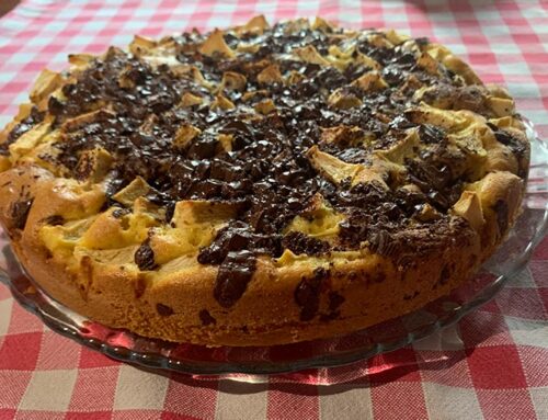 Torta di mele e cioccolato